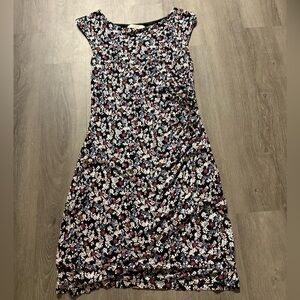 LOFT Floral Midi Dress